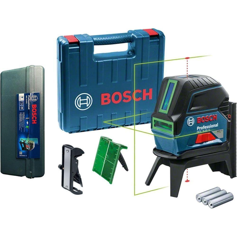 Bosch GCL 2-15 G Cross Line Laser Level With Plumb Points (15meters) | Bosch by KHM Megatools Corp. Bosch GCL 2-15 G Cross Line Laser Level With Plumb Points (15meters) | Bosch by KHM Megatools Corp.